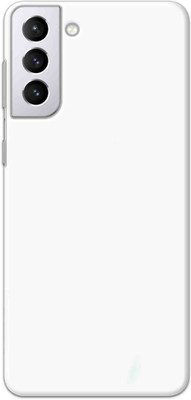 NDCOM Back Cover for Samsung Galaxy S22 5G Plain White Printed(Multicolor, Hard Case, Pack of: 1)