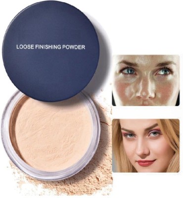 Yuency Loose Powder compact Makeup Transparent Finishing Oil Control Compact(beige, 12 g)