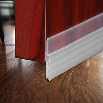 Rhydin Double Sided Door Draft Stopper(White1000 mm)