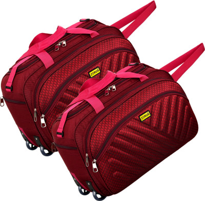 XERUS (Expandable) Unisex Pack of 2, Travel Duffel Bags Duffel With Wheels (Strolley)