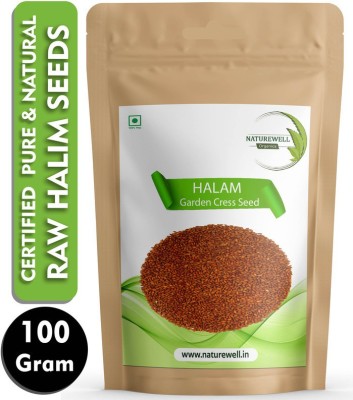 Naturewell Organics Halim Seeds / Asalsiya For Eating, Aliv Seeds For Skin, Bone & Hair-100g Seed(100 g)