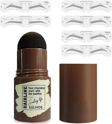 NewClick Waterproof Eyebrow Enhancer Color | Eyebrow Stamper Kit & Eye Makeup Stencils 20 g(Brown)