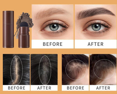 KA-KAIASHA Eyebrow Stamp Shaping Kit Eye Brow Gel Stamp Makeup Kit with 3 Eyebrow 10 g(BROWN)