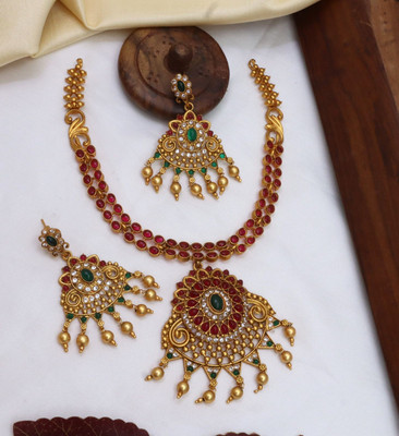 BHARGAV ART Alloy Multicolor Jewellery Set(Pack of 1)