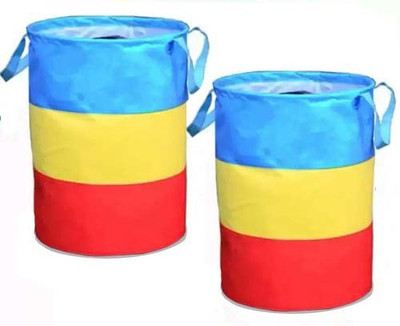 PerfectKrafts 47 L Multicolor Laundry Bag(Non-Woven)