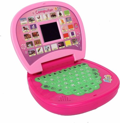 Pulsbery English-Spanish Toddler Learning Tablet. Musical Educational Toy for Kids(Multicolor)