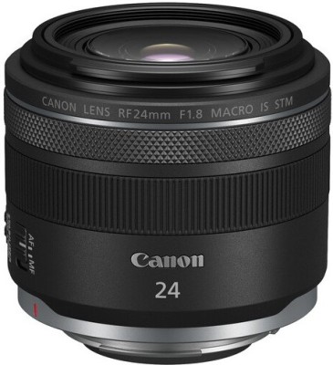 Canon RF24mm f/1.8 MACRO IS STM Wide-angle Zoom  Lens(Black, Silver, 24 mm)