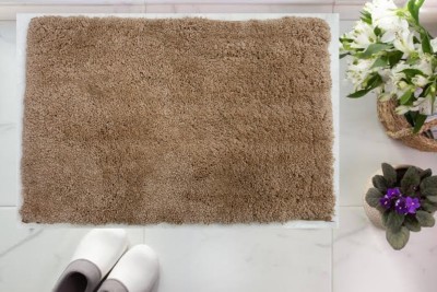 Liv Cotton Floor Mat(Super Soft Bath Mat for Home, Kitchen, Bathroom etc. TJ (BEIGE, 40X60 cm), Medium, Pack of 2)