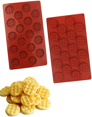 Husaini Mart Silicone Cookie/Macroon tray 18(Pack of 1)