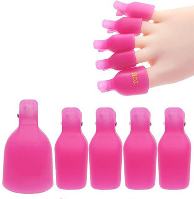 Nyamah sales Gel Polish Remover Clips Toenail Reusable Gel Soak off Cap Wrap Nail Art Tool(50 g)