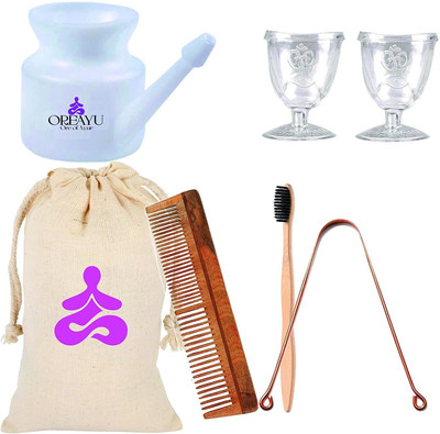 Oreayu Plastic White Neti Pot(500 ml)