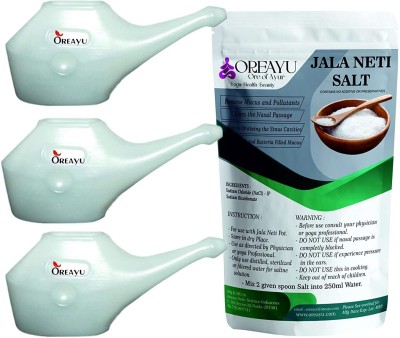 Oreayu Plastic White Neti Pot(200 ml)