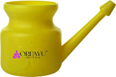 Oreayu Plastic Yellow Neti Pot(500 ml)