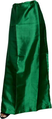 ZEANSAAR FASHION Green Satin Petticoats With Drawstring free Cotton Silk Petticoat(Free)