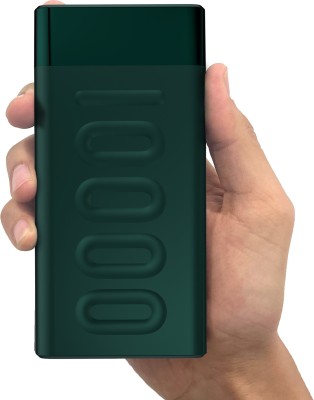 Ambrane 10000 mAh Power Bank (20 W, Quick Charge 3.0, Power Delivery 2.0)(Green, Lithium Polymer)
