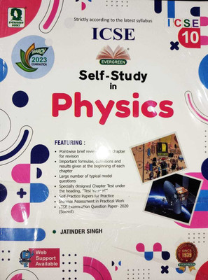 Icse Self Study In Physics - Class 10 (For 2023 Exams)(Paperback, JATINDER SINGH)
