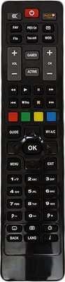 Akshita DTH Compatible For DTH Set Top Box with Recording Function Remote Control DISH TV PLUS ( Dish + ) Remote Controller(Black) Akshita DTH Compatible For DTH Set Top Box with Recording Function Remote Control DISH TV PLUS ( Dish + ) Remote Controller(Black)