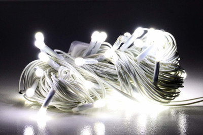Smuf 55 LEDs 14.65 m White Steady String Rice Lights(Pack of 1)