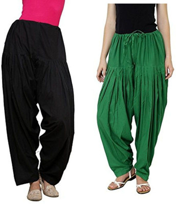 VAIDIKI Pure Cotton Solid Salwar