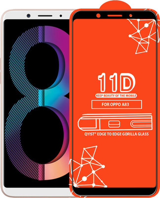 Qyist Edge To Edge Tempered Glass for Oppo A83(Pack of 1)