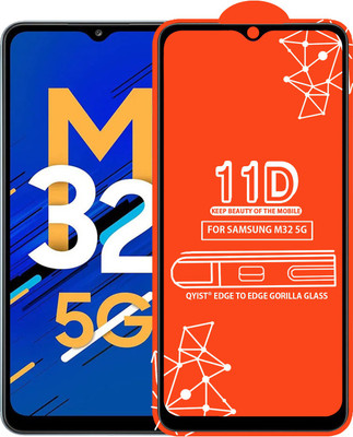 Qyist Edge To Edge Tempered Glass for Samsung Galaxy M32 5G(Pack of 1)