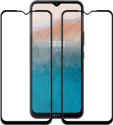 Flipkart SmartBuy Edge To Edge Tempered Glass for Nokia C21 Plus(Pack of 2)
