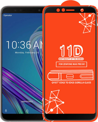 Qyist Edge To Edge Tempered Glass for Asus Zenfone Max Pro M1(Pack of 1)