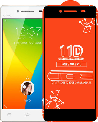 Qyist Edge To Edge Tempered Glass for VIVO Y51L(Pack of 1)