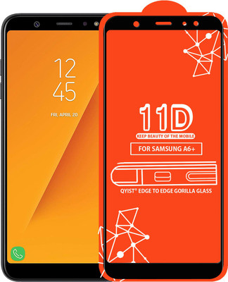 Qyist Edge To Edge Tempered Glass for Samsung Galaxy A6+(Pack of 1)