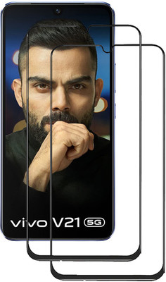 SNMART Edge To Edge Tempered Glass for Vivo V21 5G(Pack of 1)
