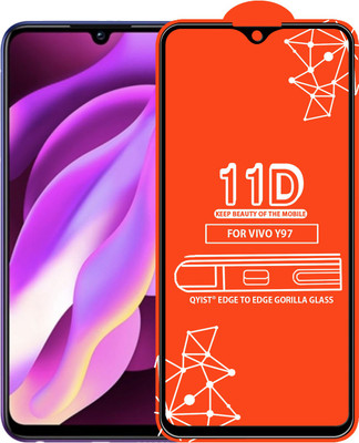 Qyist Edge To Edge Tempered Glass for Vivo Y97(Pack of 1)