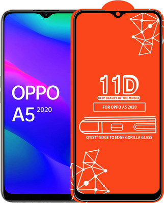 Qyist Edge To Edge Tempered Glass for Oppo A5 2020(Pack of 1)