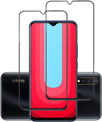 INFINITYWORLD Edge To Edge Tempered Glass for Vivo U20(Pack of 2)