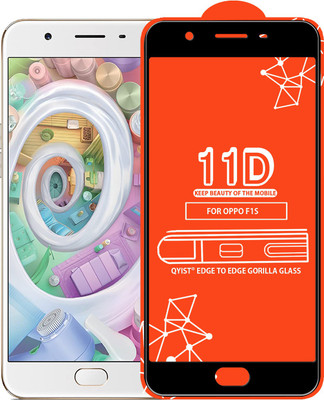 Qyist Edge To Edge Tempered Glass for Oppo F1s(Pack of 1)