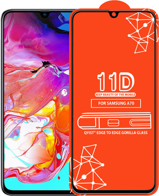 Qyist Edge To Edge Tempered Glass for Samsung Galaxy A70(Pack of 1)