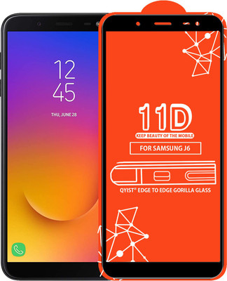 Qyist Edge To Edge Tempered Glass for Samsung Galaxy J6(Pack of 1)