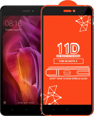 Qyist Edge To Edge Tempered Glass for Mi Redmi Note 4(Pack of 1)