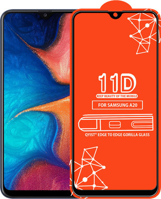 Qyist Edge To Edge Tempered Glass for Samsung Galaxy A20(Pack of 1)
