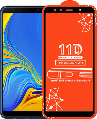 Qyist Edge To Edge Tempered Glass for Samsung Galaxy A7 2018 Edition(Pack of 1)