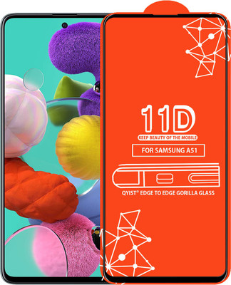 Qyist Edge To Edge Tempered Glass for Samsung Galaxy A51(Pack of 1)