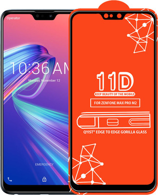 Qyist Edge To Edge Tempered Glass for Asus Zenfone Max Pro M2(Pack of 1)