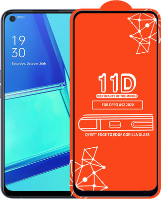 Qyist Edge To Edge Tempered Glass for Oppo A52 2020(Pack of 1)
