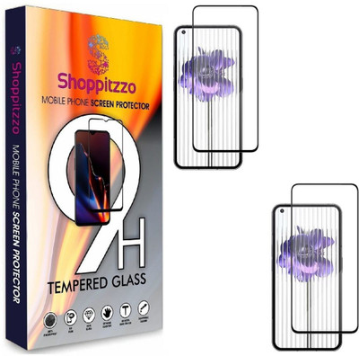 Shoppitzzo Edge To Edge Tempered Glass for Nothing Phone 1 5G/Nothing Phone (1) 5G/DuraGlass Tempered Glass/Full Screen Coverage-Edge to Edge/9H(Pack of 2)