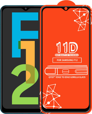 Qyist Edge To Edge Tempered Glass for Samsung Galaxy F12(Pack of 1)