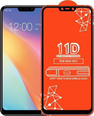 Qyist Edge To Edge Tempered Glass for Vivo Y81I(Pack of 1)