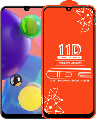 Qyist Edge To Edge Tempered Glass for Samsung Galaxy A70S(Pack of 1)