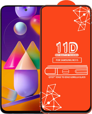 Qyist Edge To Edge Tempered Glass for Samsung Galaxy M31S(Pack of 1)