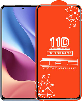 Qyist Edge To Edge Tempered Glass for Redmi K40 Pro(Pack of 1)