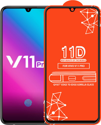 Qyist Edge To Edge Tempered Glass for Vivo V11 Pro(Pack of 1)