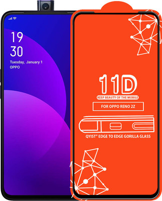 Qyist Edge To Edge Tempered Glass for OPPO Reno 2z(Pack of 1)